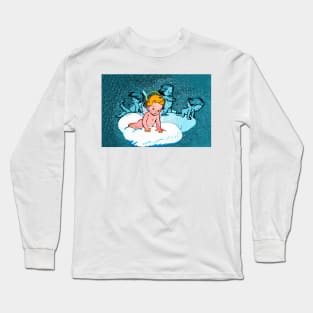 Little angel in the clouds Long Sleeve T-Shirt